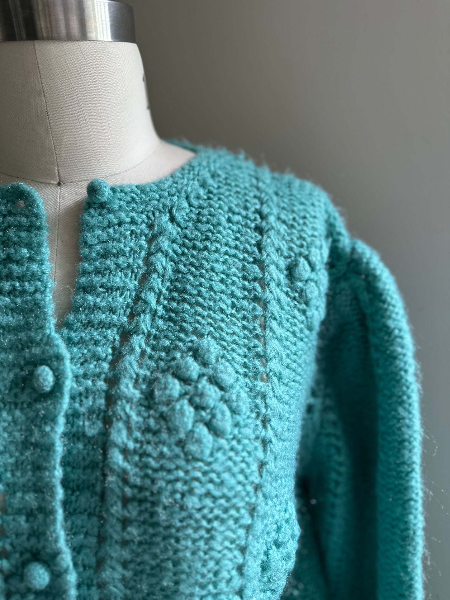 SKYR Emerald Green Button Up Sweater