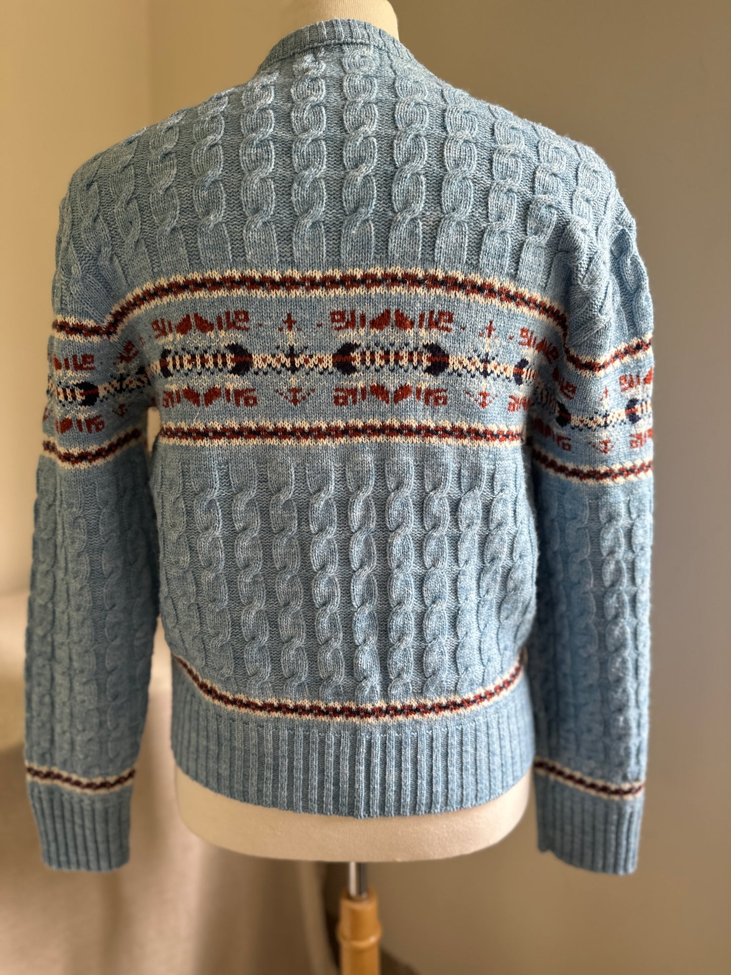 Campus Heather Blue Sweater