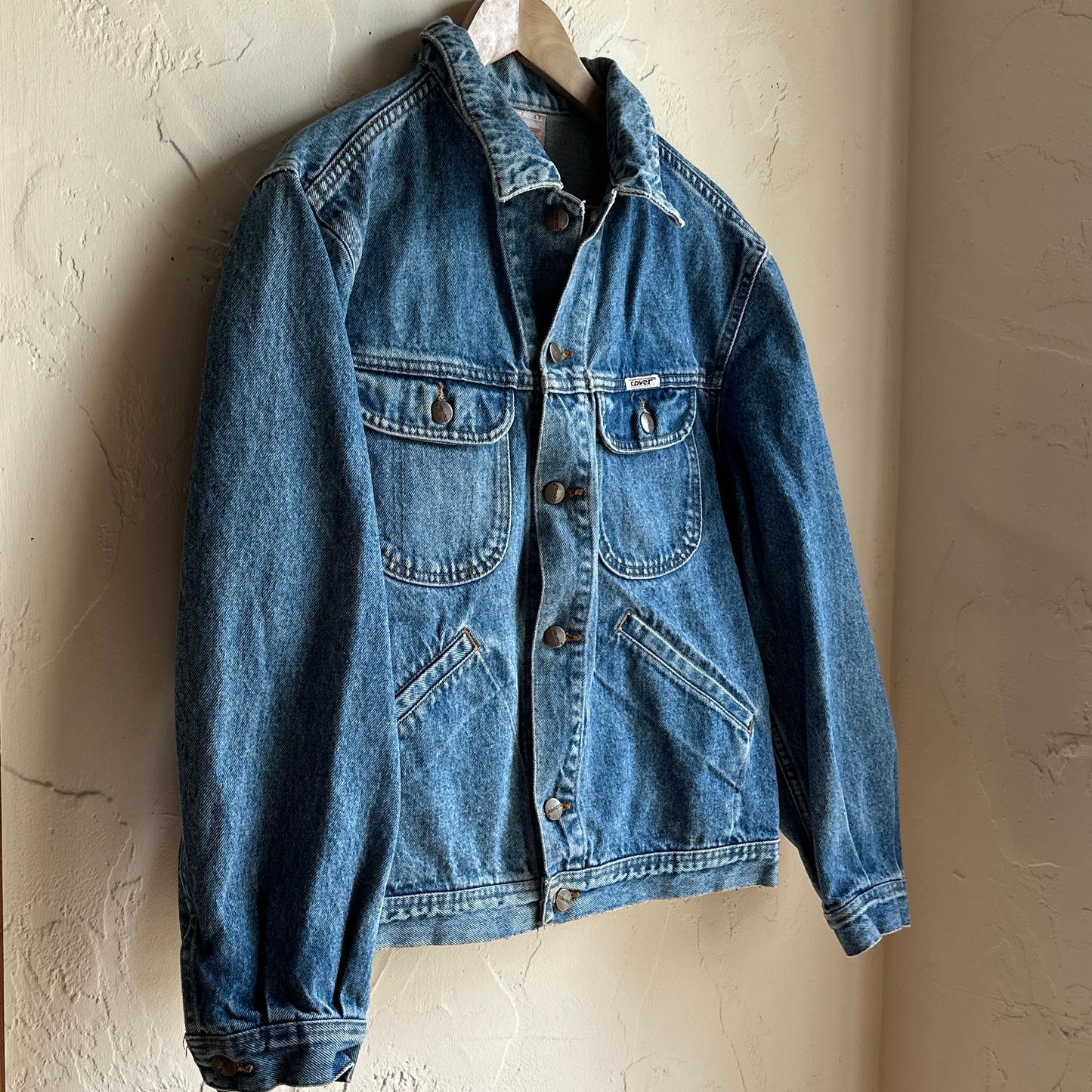 Cover Denim Button Up Jacket