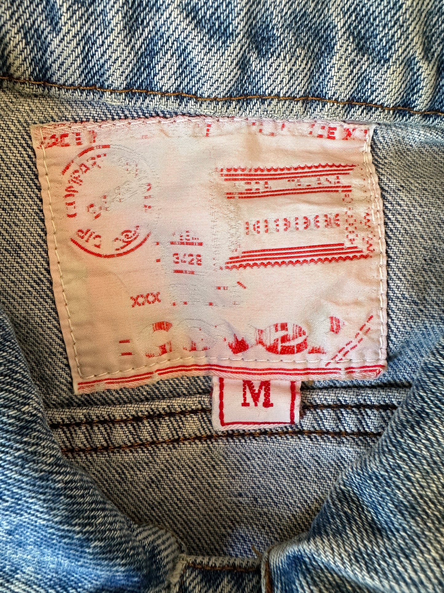 Cover Denim Button Up Jacket