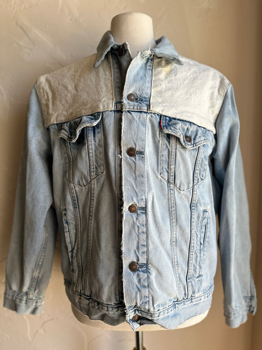 Levi's Two-Tone 90's  Well Worn Trucker Denim Trucker Jacket