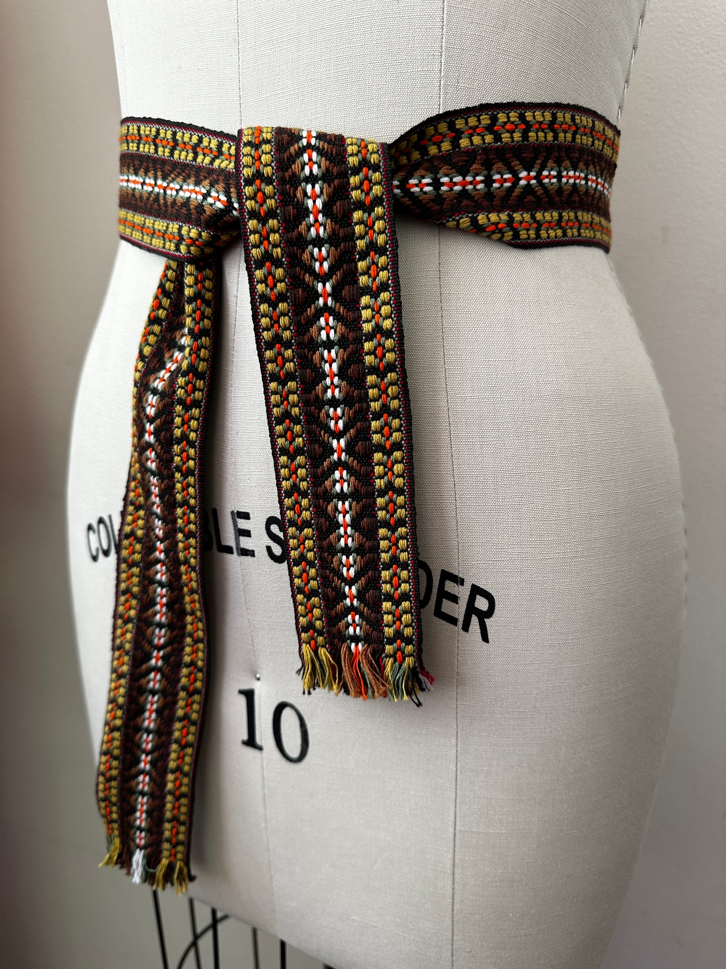 Earthy Toned Woven Belt