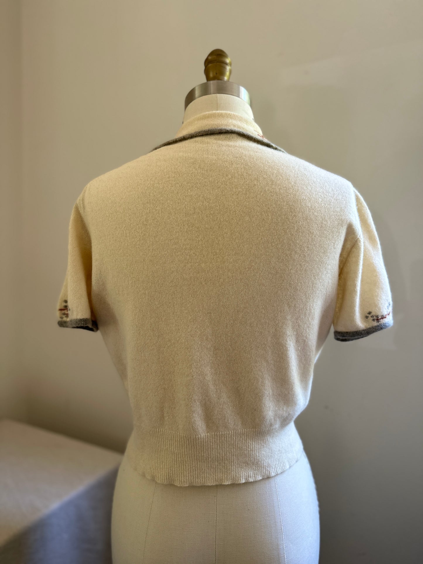 Bernhard Altmann Cream Cashmere Sweater