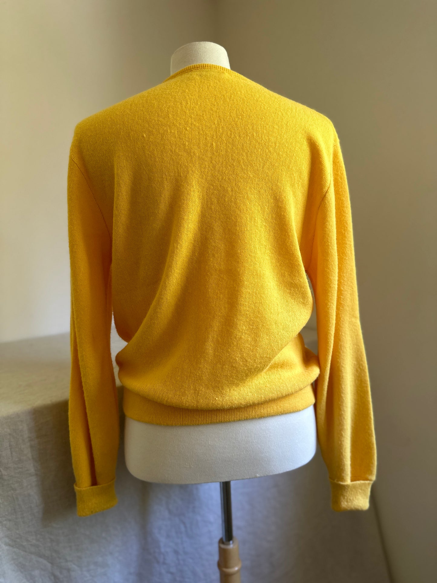Penguin Grand Slam Yellow V-Neck Sweater