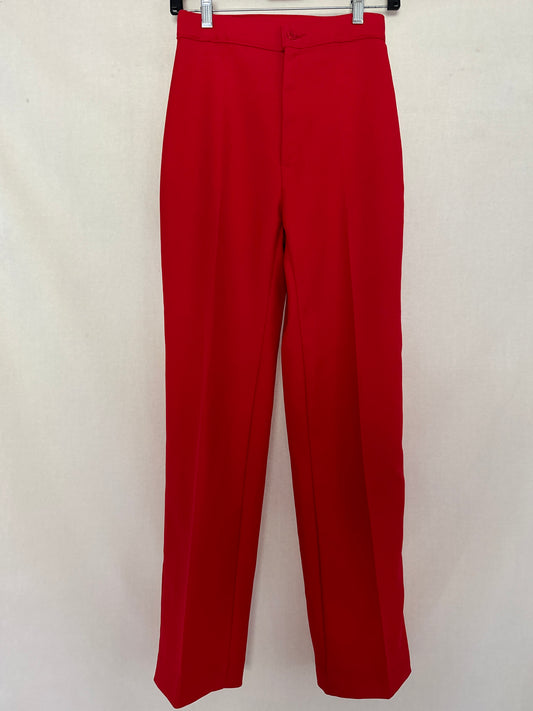 Levi's High Waisted Red Slacks