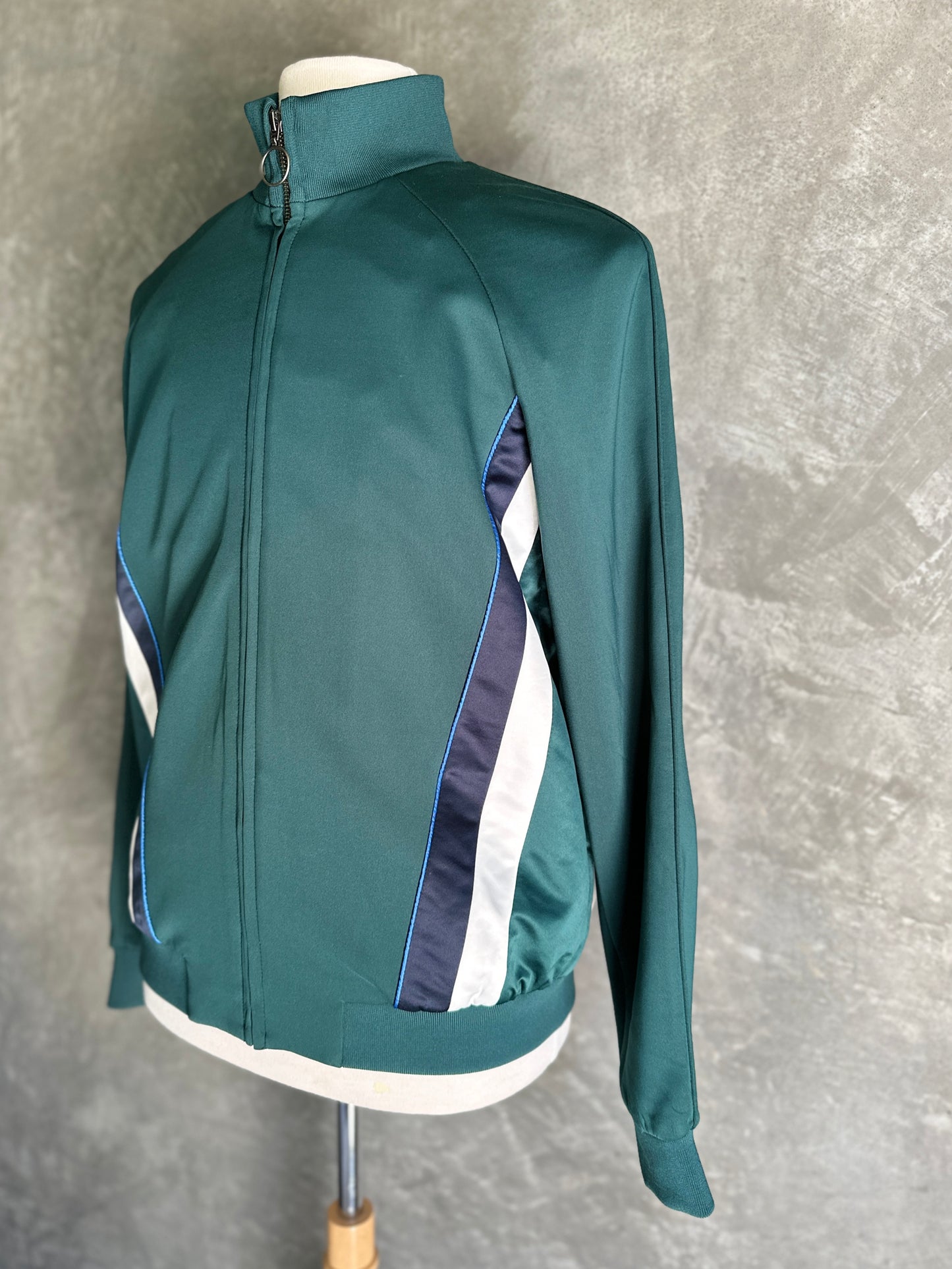 Jewel Green Zip Up Jacket