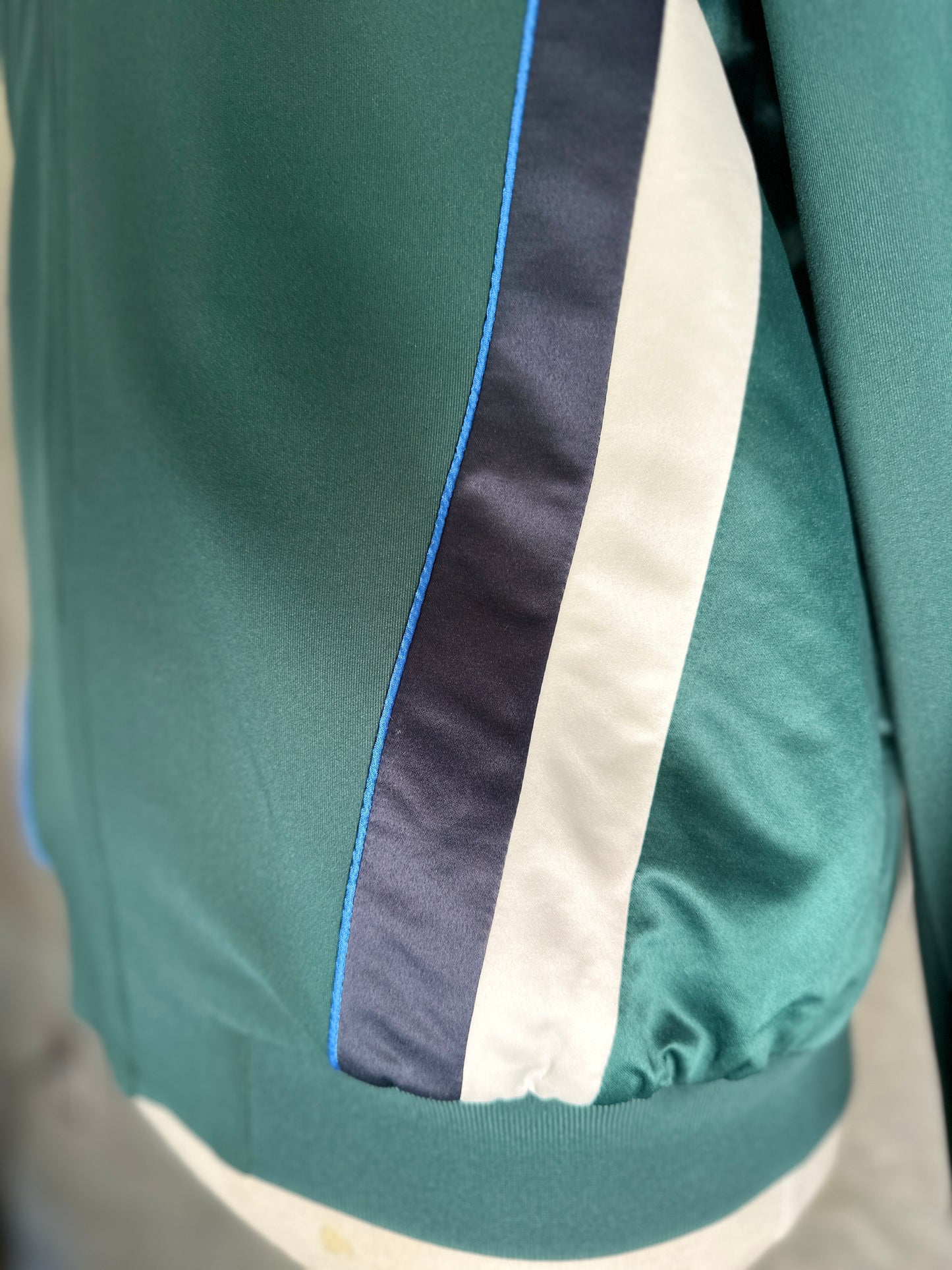 Jewel Green Zip Up Jacket
