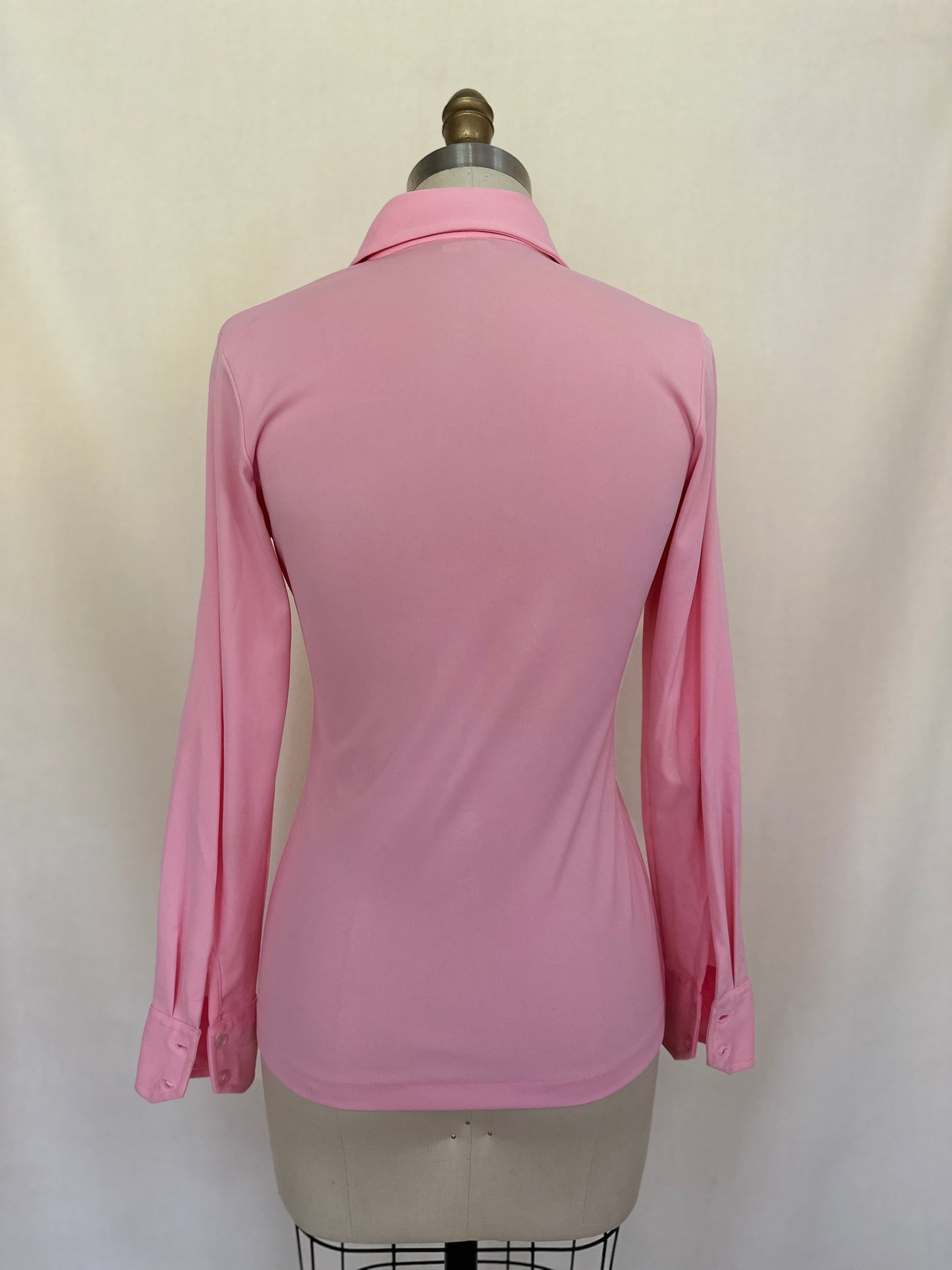 Parklane Soft Pink Wide Collar Blouse