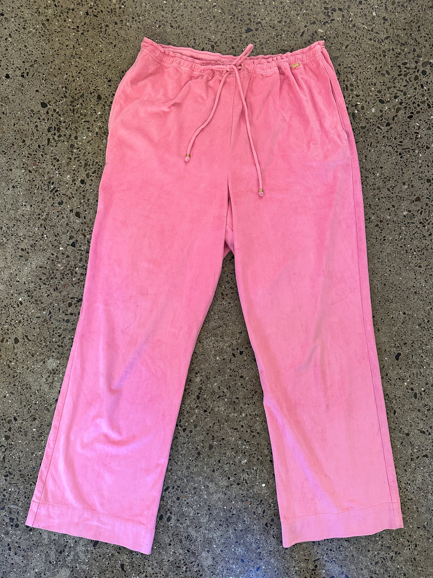 St. Johns Sport Pink Faux Suede Track Jacket