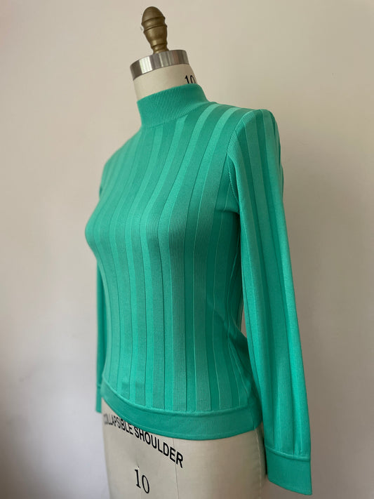 Key Lime Mock Turtleneck