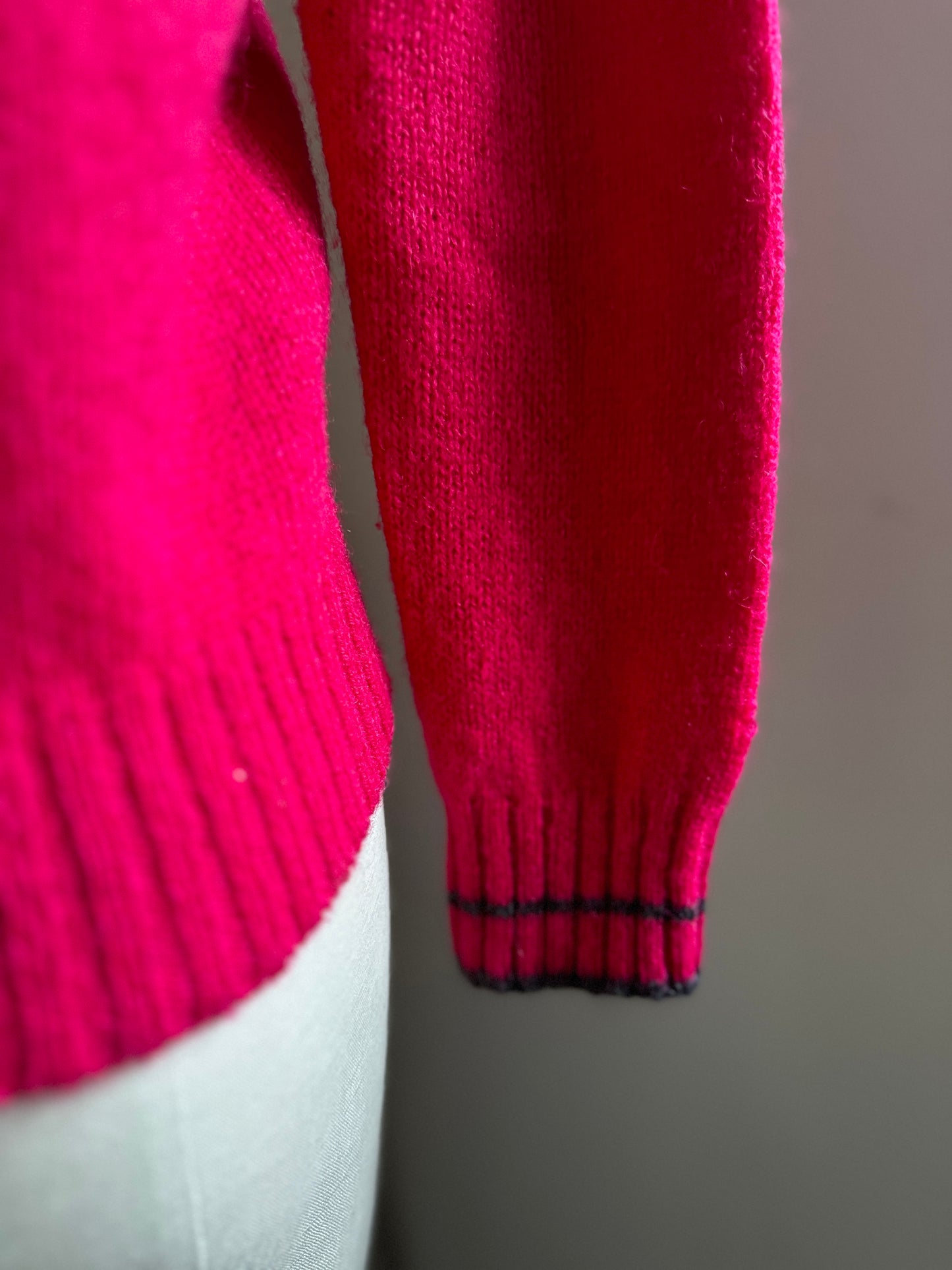 Hot Pink Braemar International Cardigan