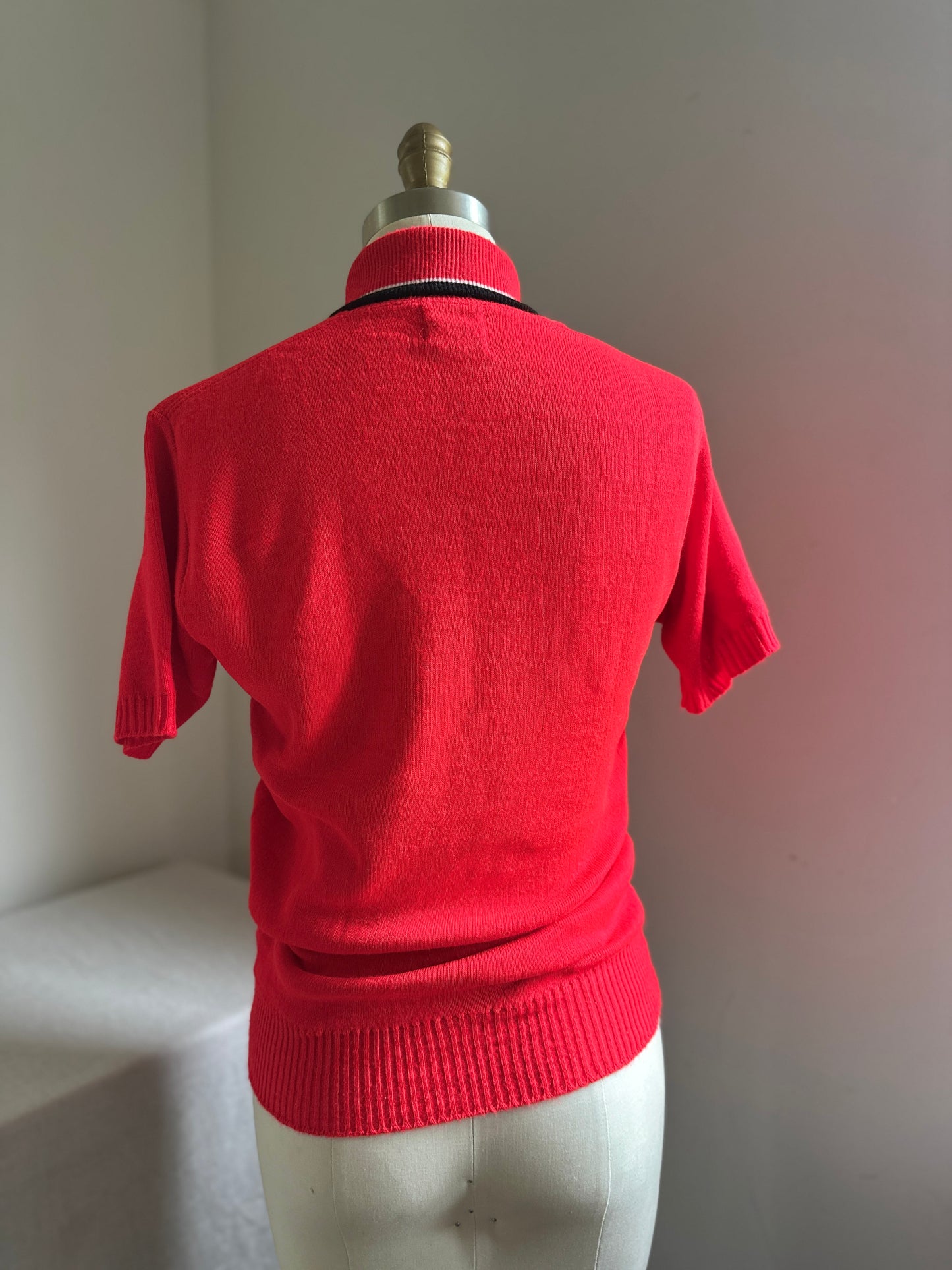 Arena Electric Red Short Sleeve Sweater