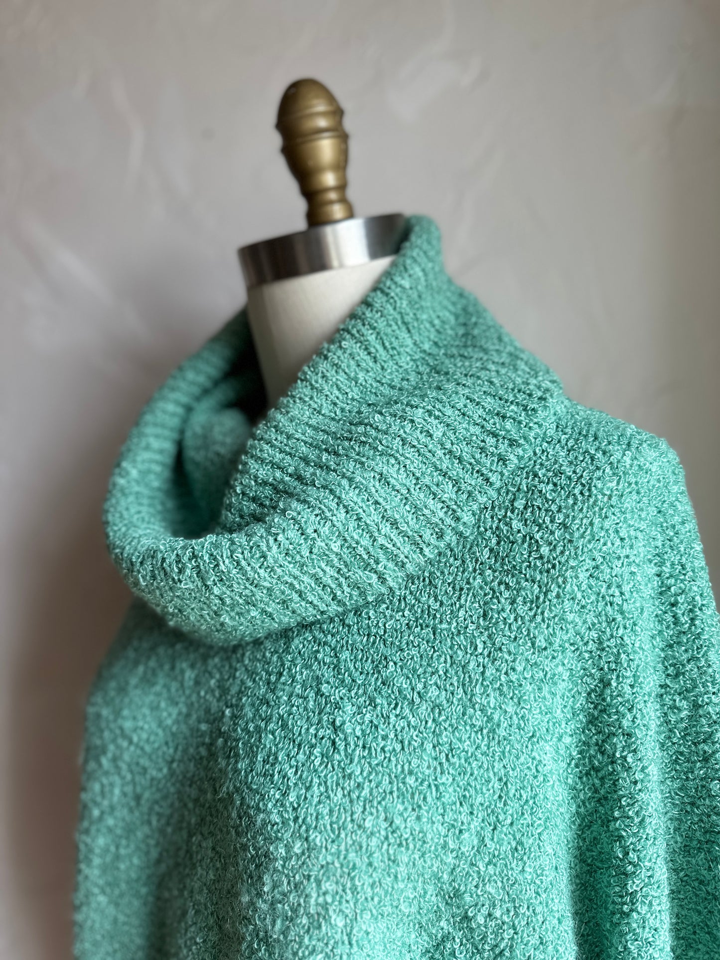 Kitty Hawk Cowl Neck Pistachio Green Sweater