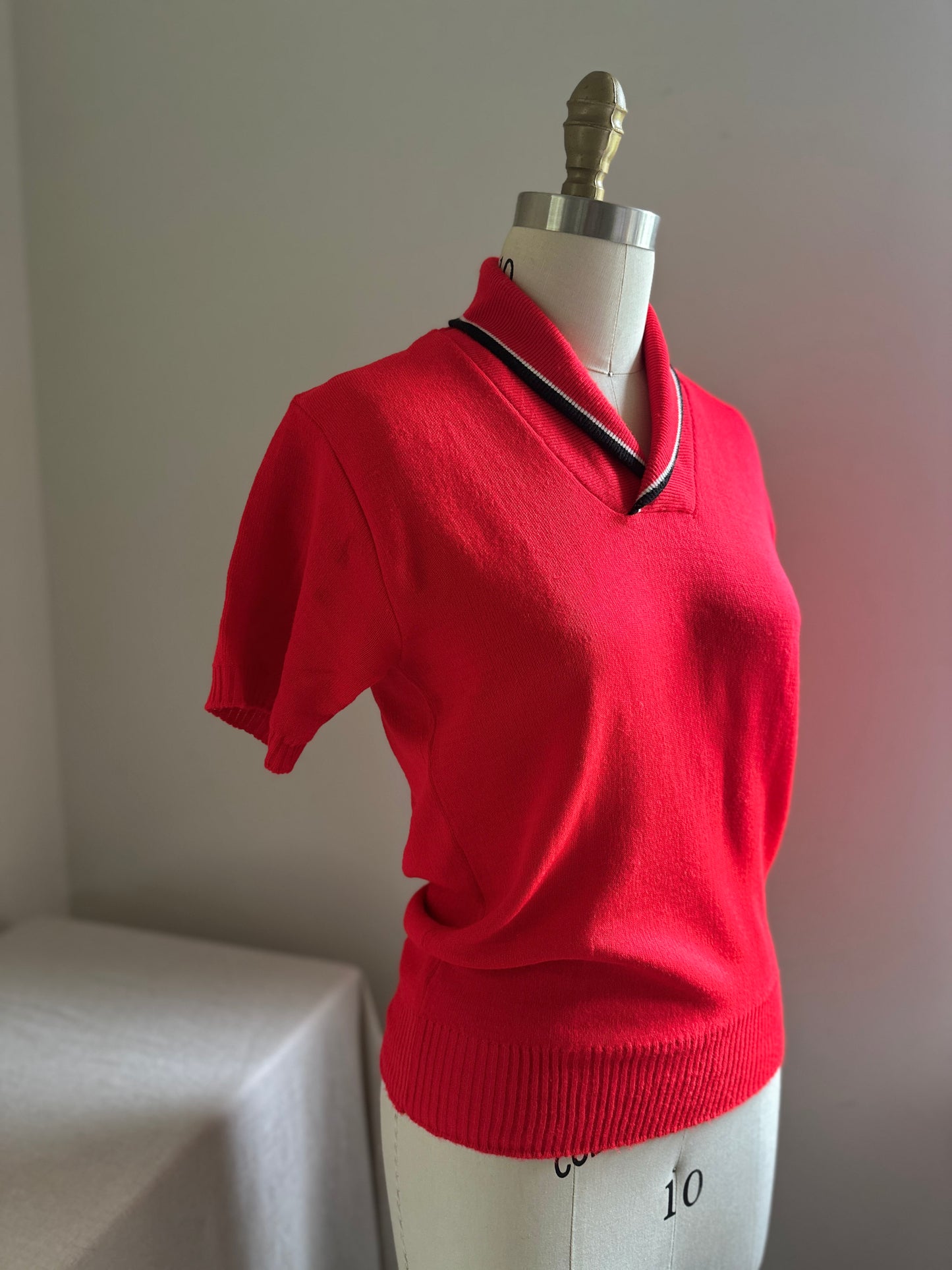 Arena Electric Red Short Sleeve Sweater