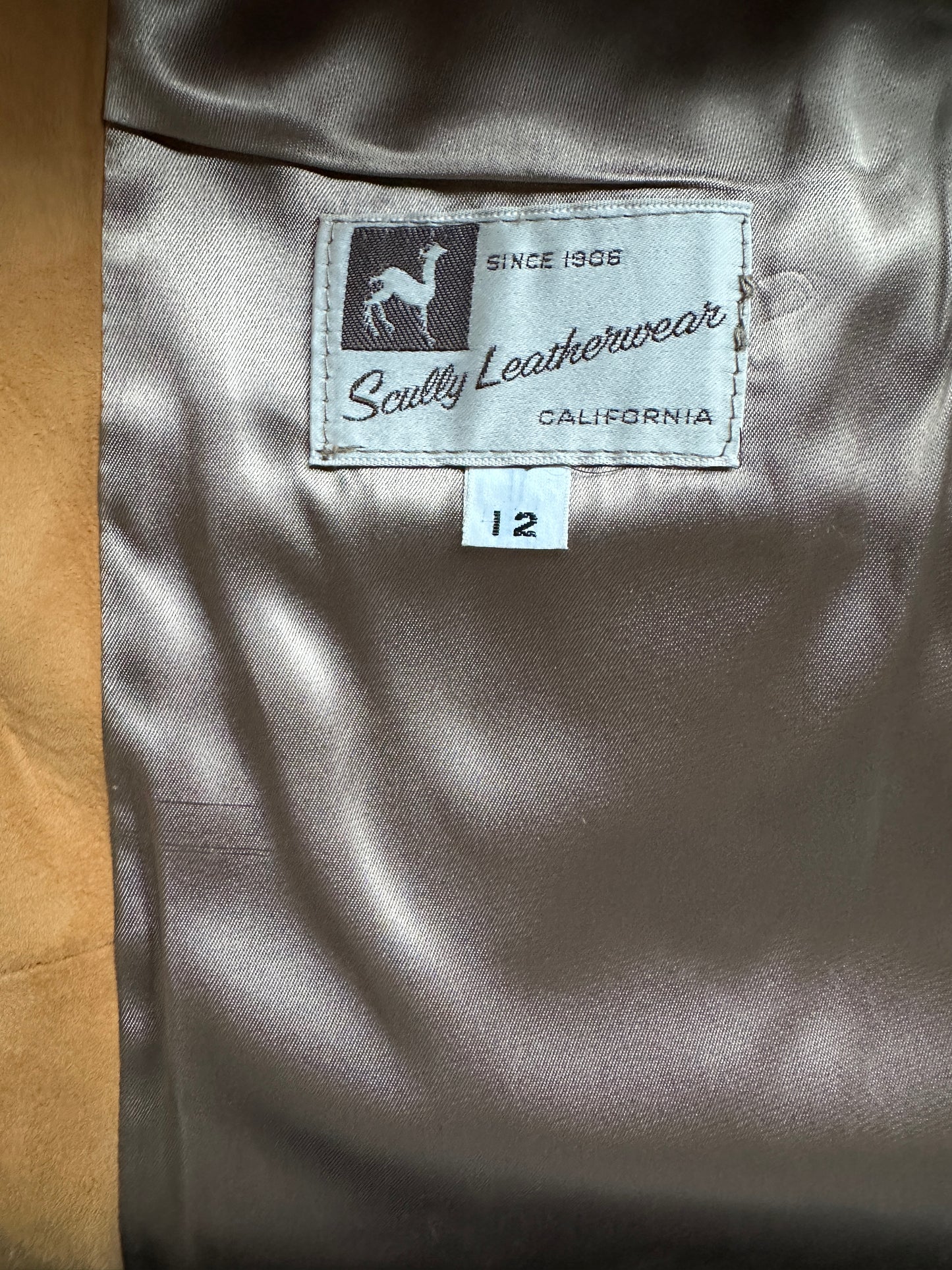 Scully Leatherworks Suede Button Up With Tie belt
