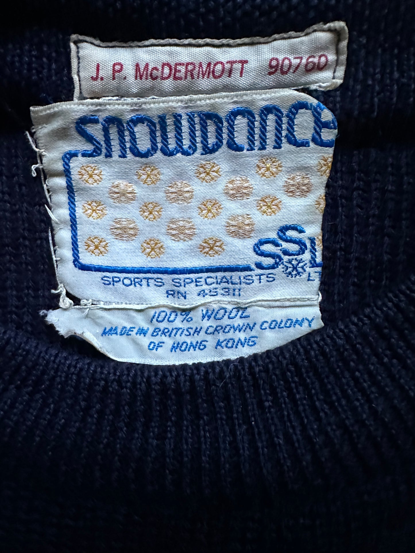 Snowdance Wool Rainbow Ski Sweater