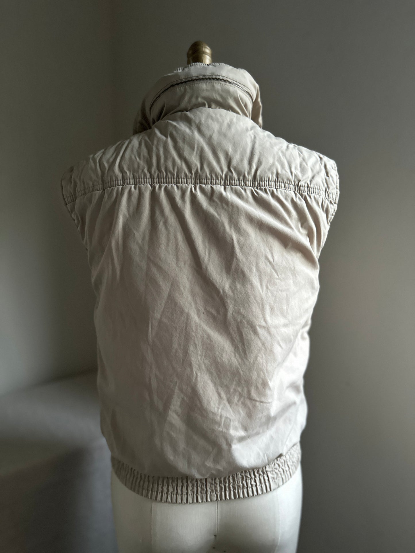 Shipton Sportswear Beige/Red Flannel Lined Vest