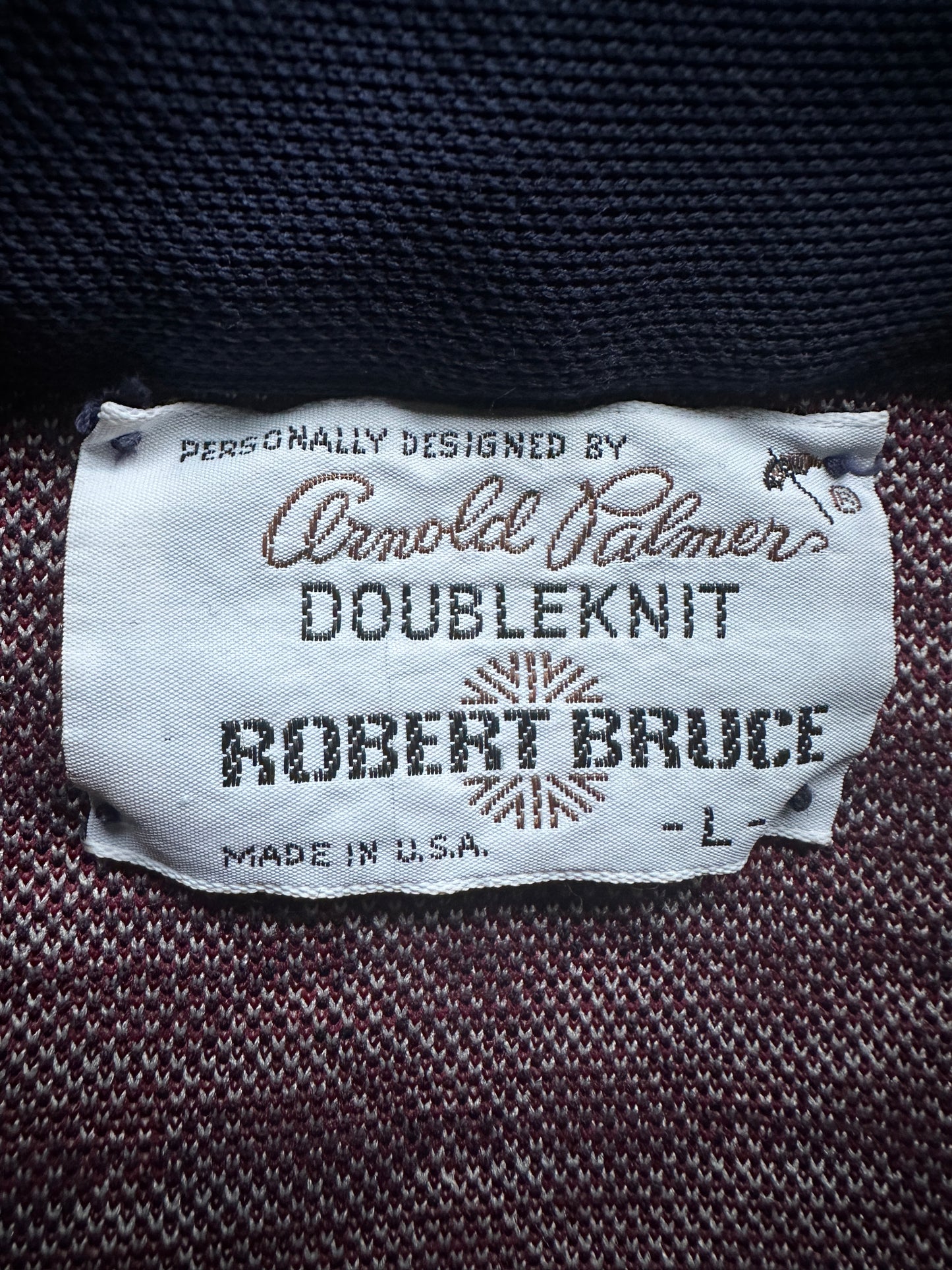 Arnold Palmer Double Knit Robert Bruce Polo
