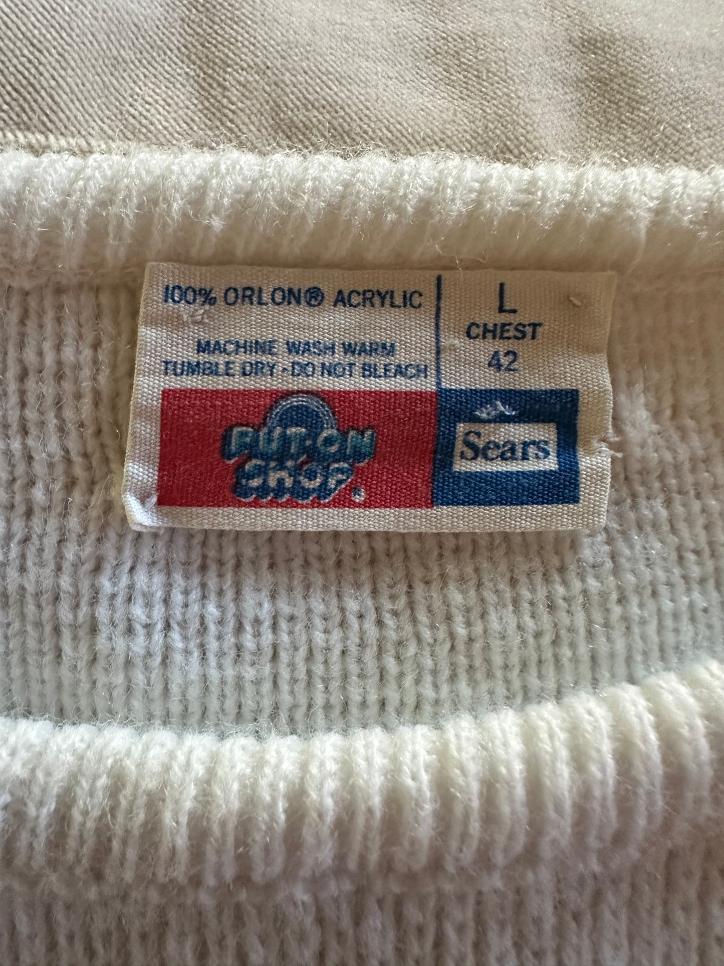 Sears 'Put-On' Shop Rainbow Sleeved Sweater