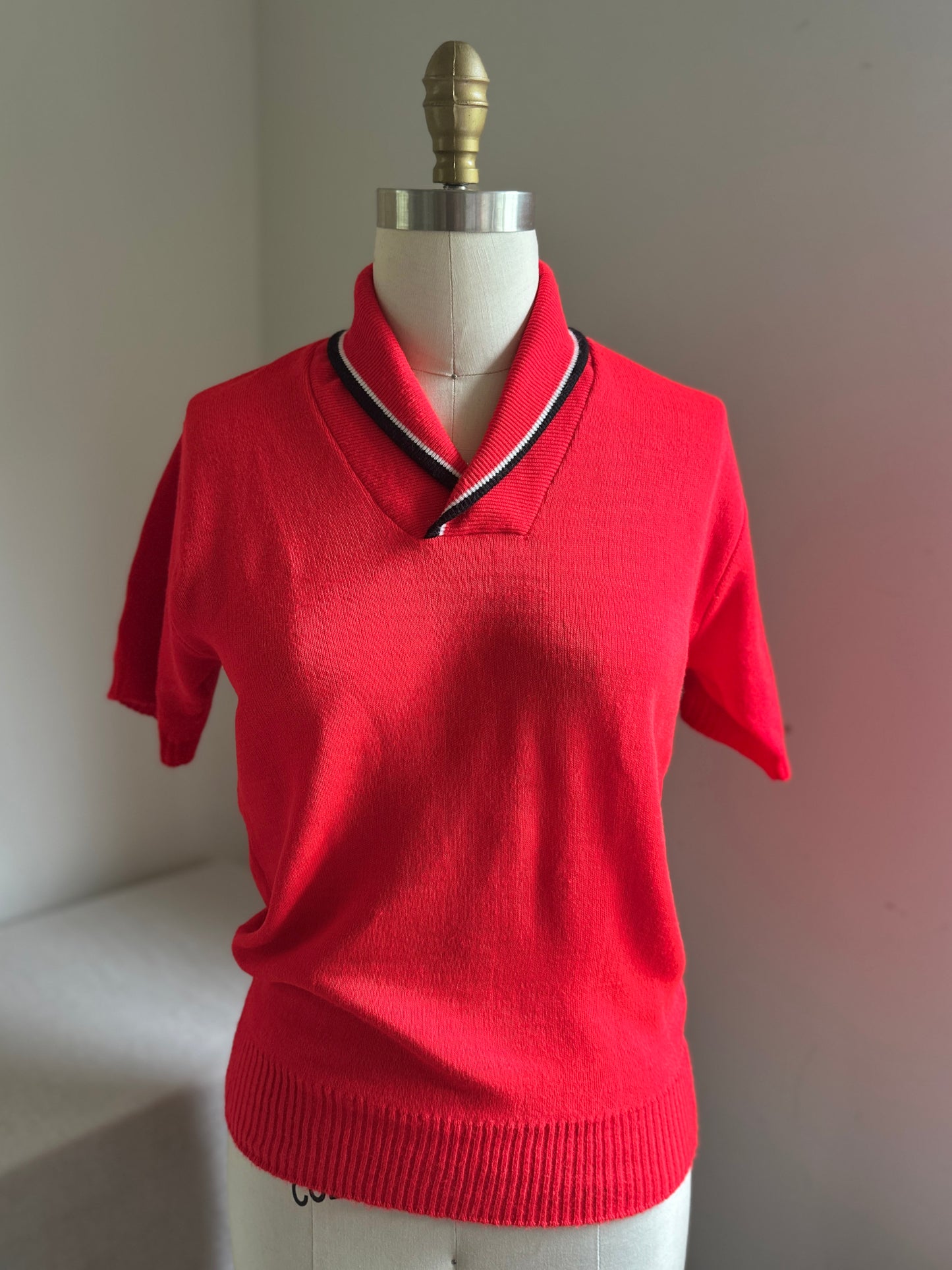 Arena Electric Red Short Sleeve Sweater