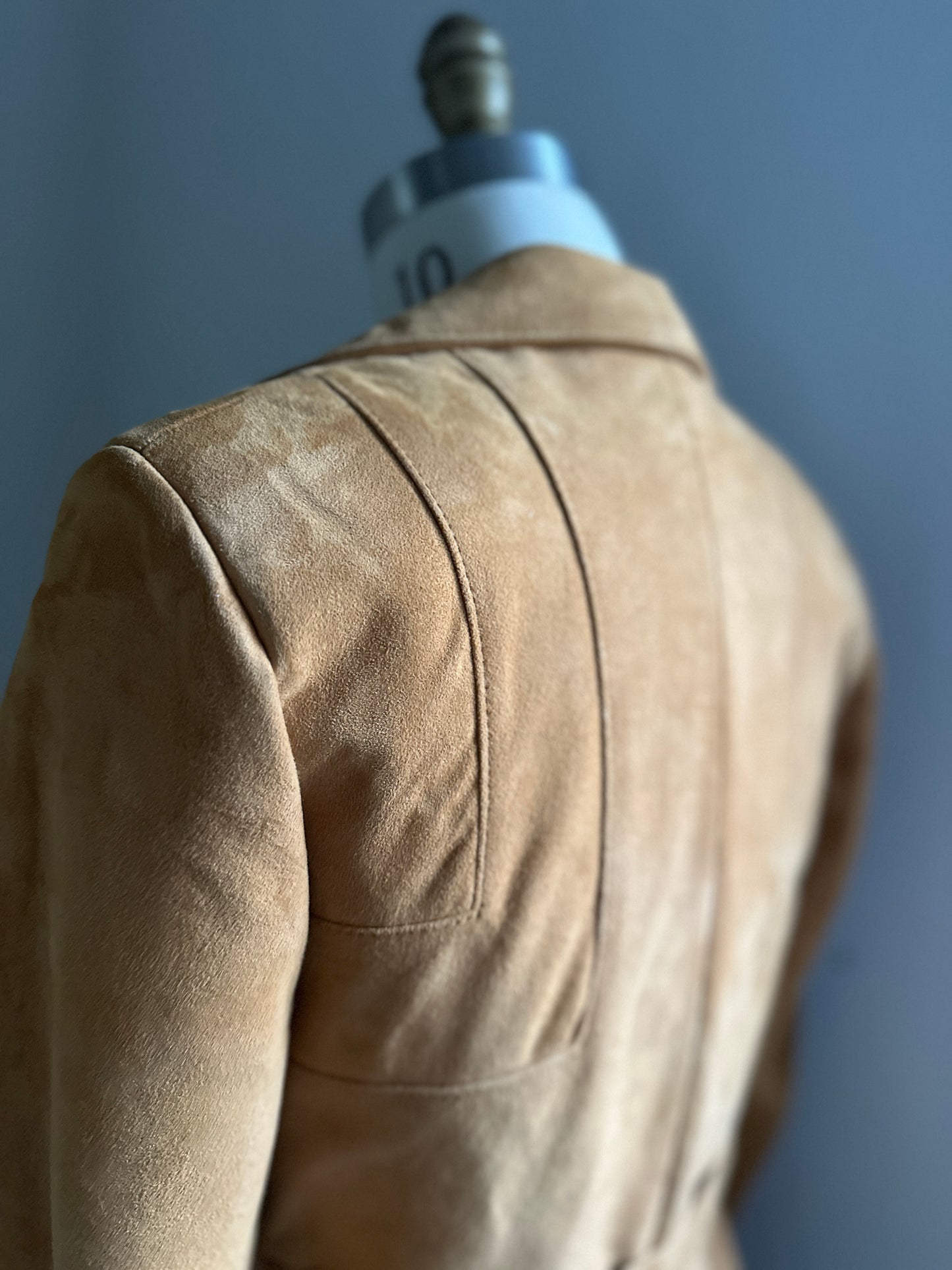 Scully Leatherworks Suede Button Up With Tie belt