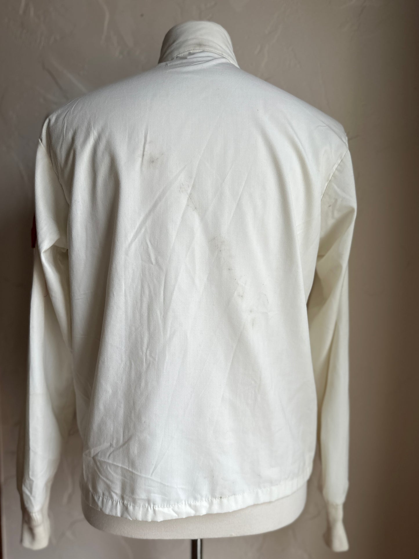 Nascar Winston Cup White Zip Up Jacket