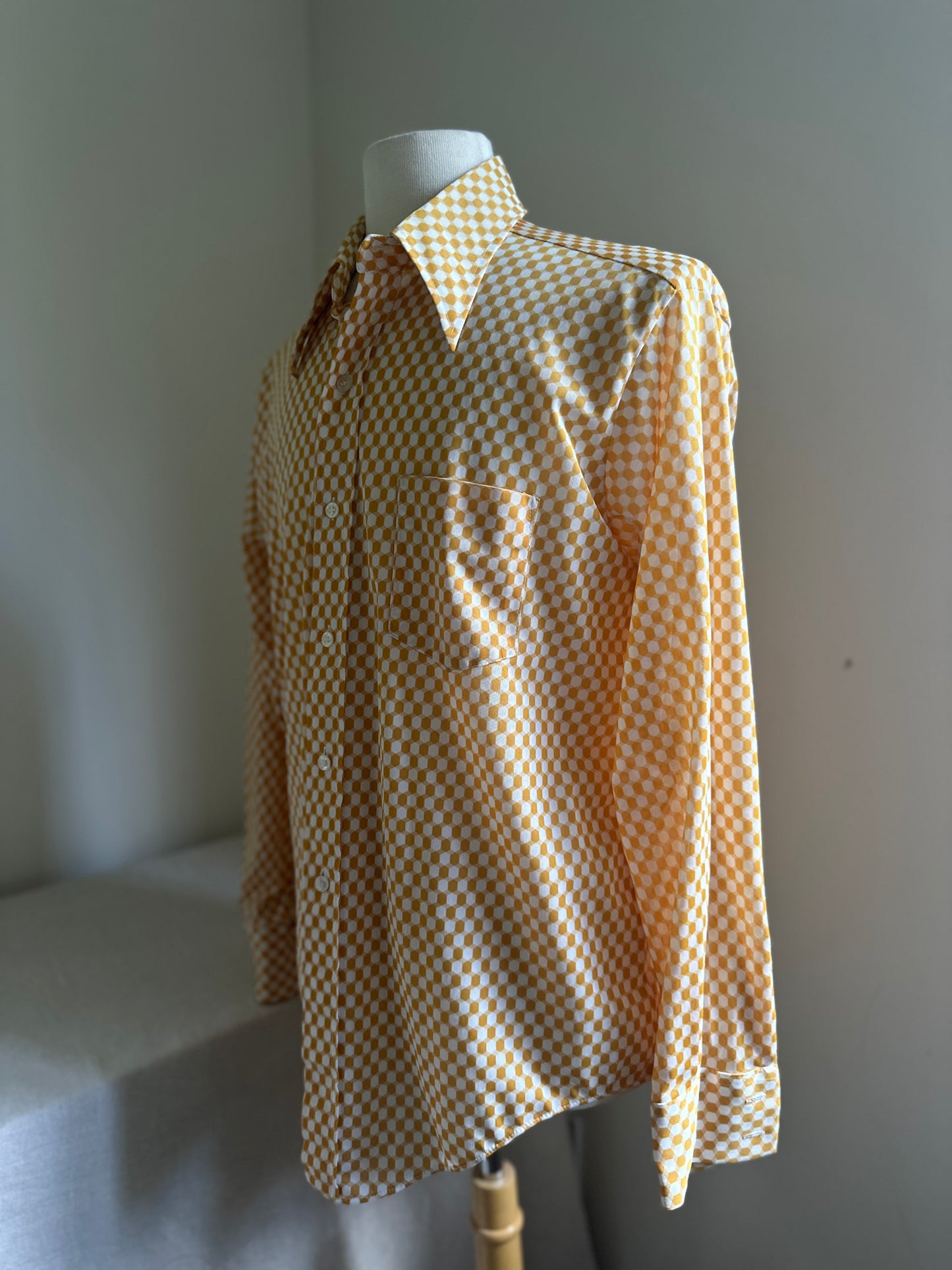 Westvale Honeycomb Gold Dress Shirt