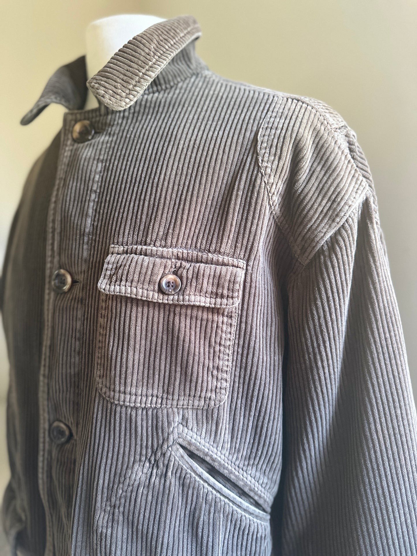 High Sierra Charcoal Green Corduroy Jacket