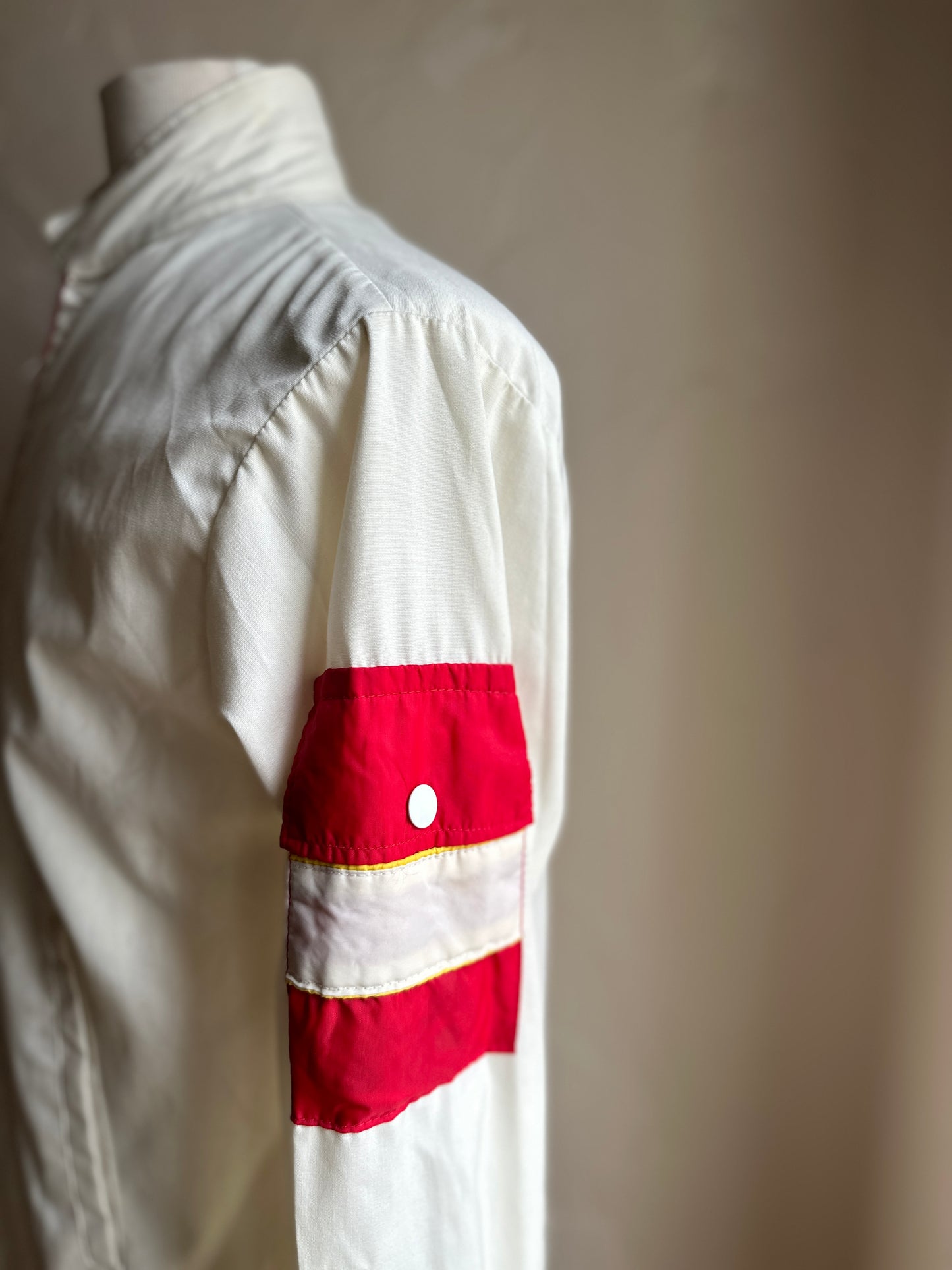 Nascar Winston Cup White Zip Up Jacket