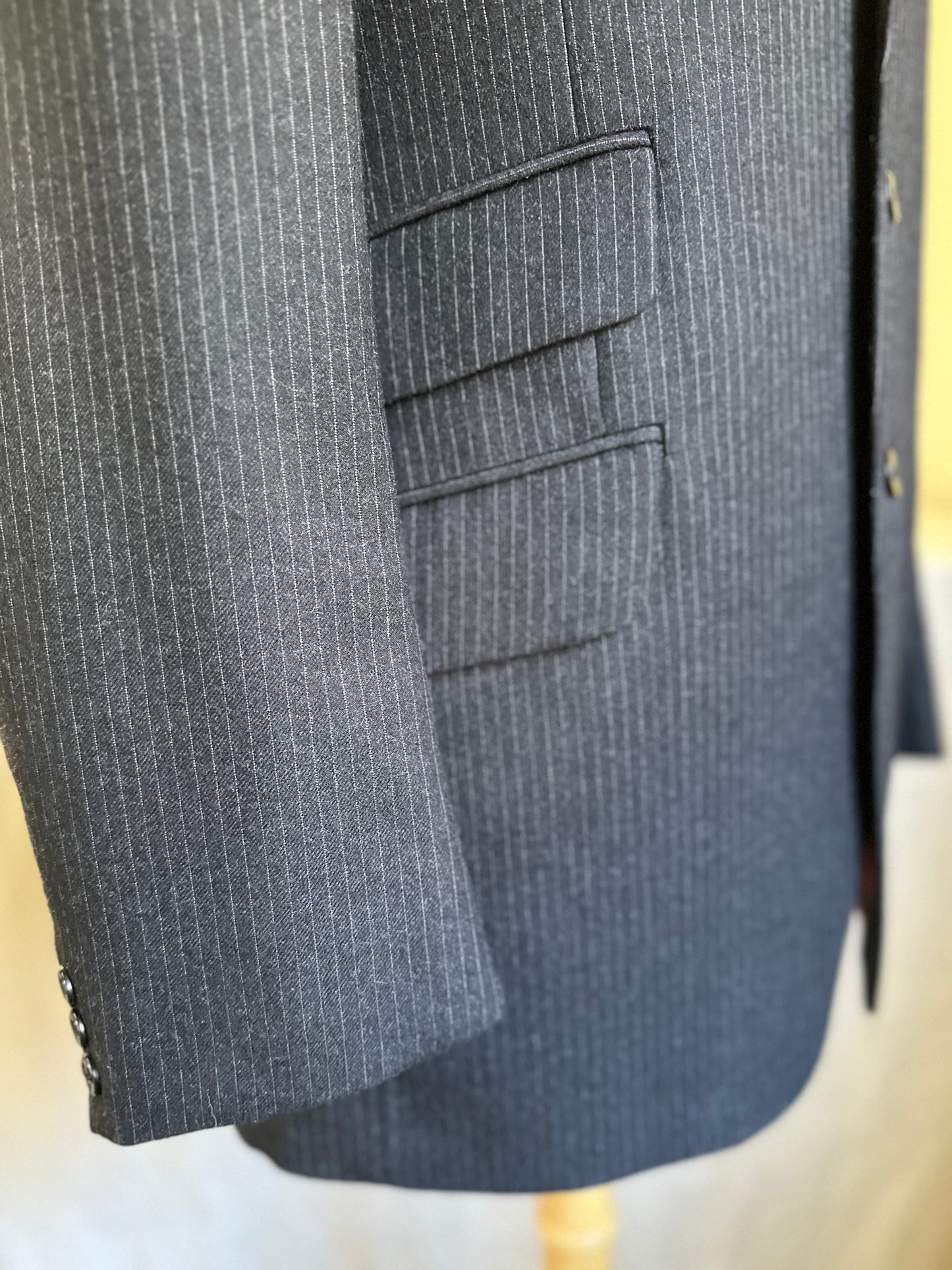 Alexandre Charcoal Pin-Stripe Jacket