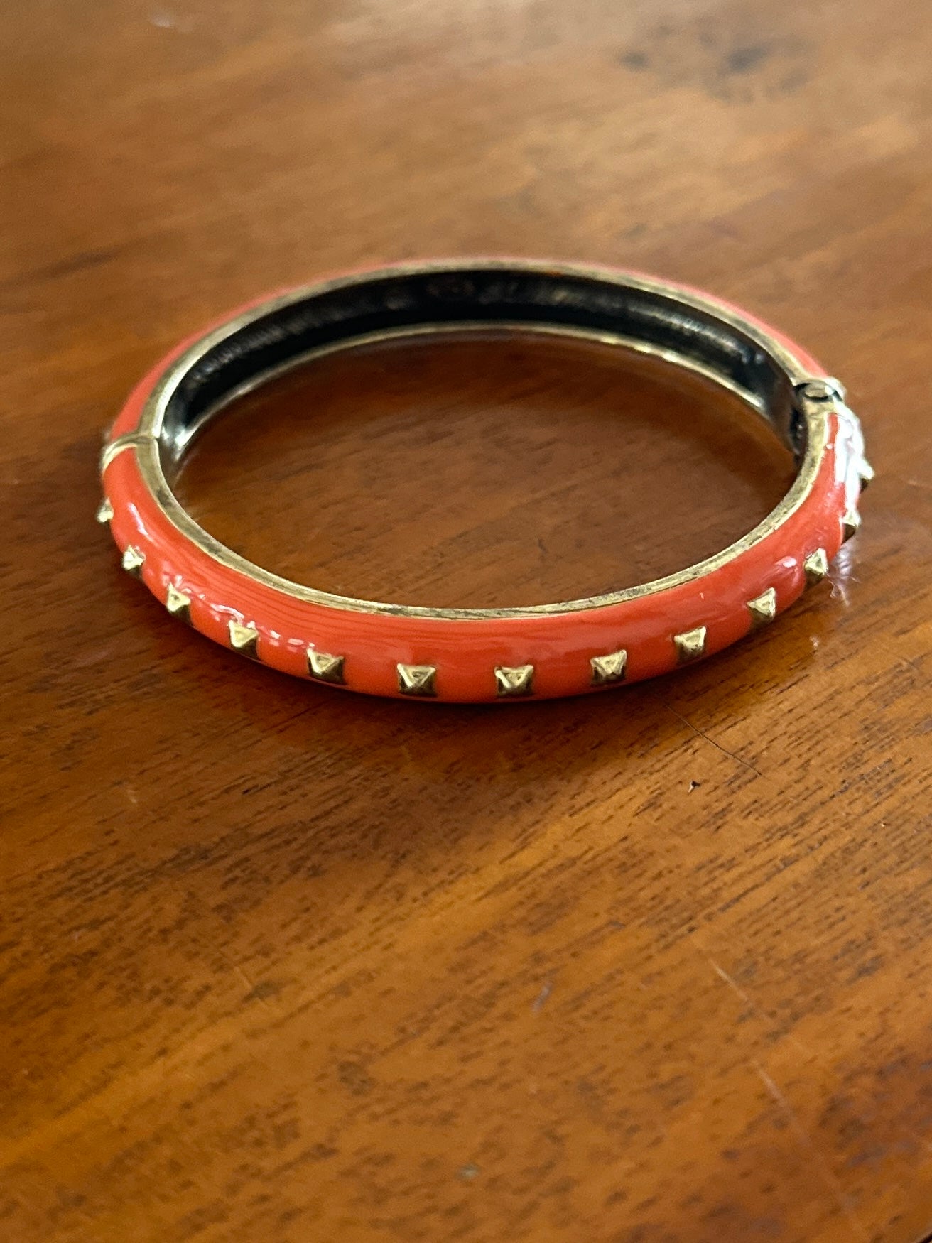 Orange Spike Bangle