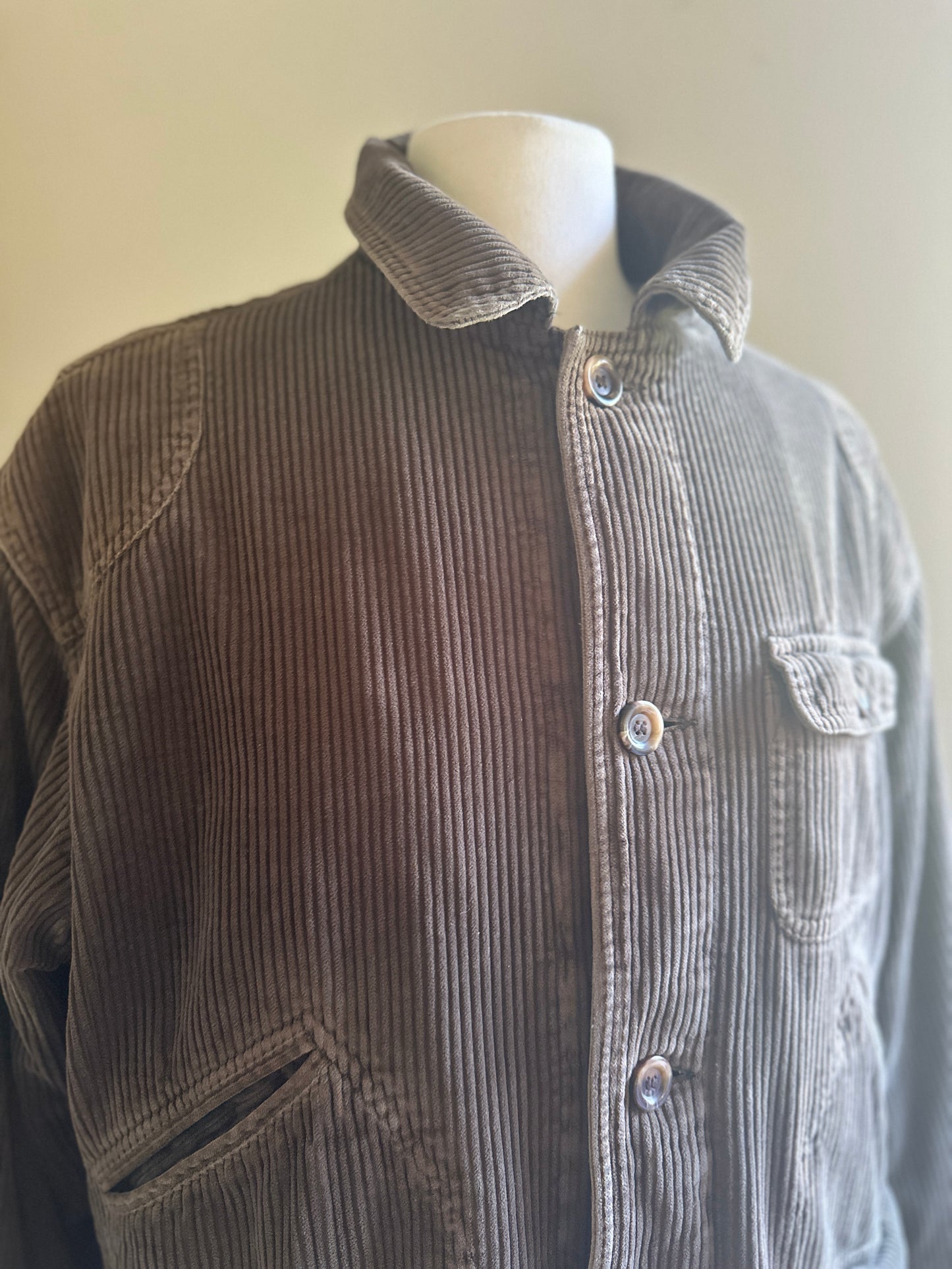 High Sierra Charcoal Green Corduroy Jacket