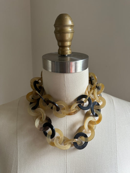 Plastic O-Ring Tortoise Necklace