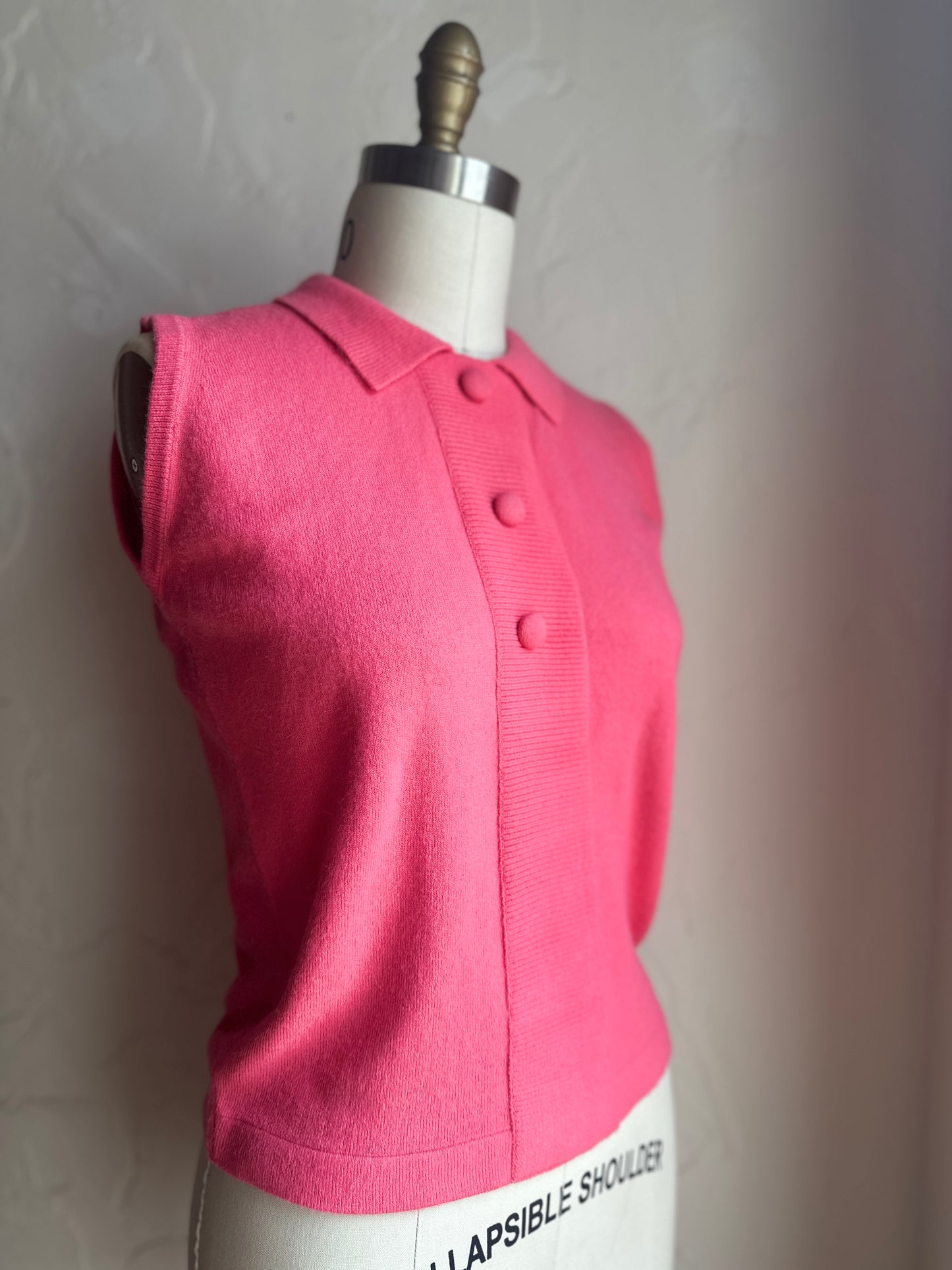 Bermuda Pink Sleeveless Sweater