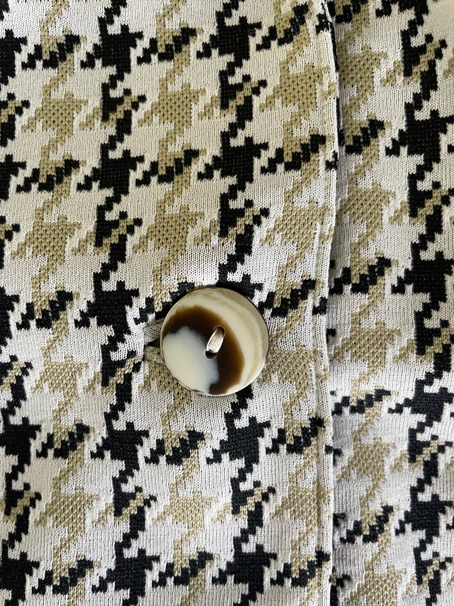 Handmade Houndstooth Blazer
