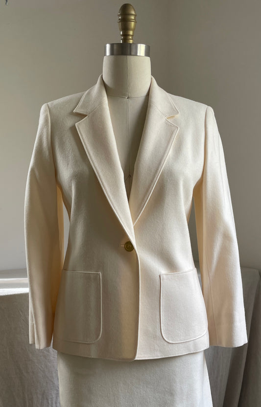 Classic Cream Petite Pendleton Suit