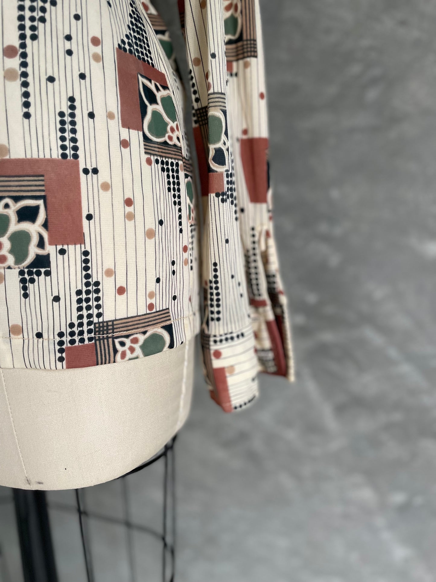 Abstract Jazzy Button-Down