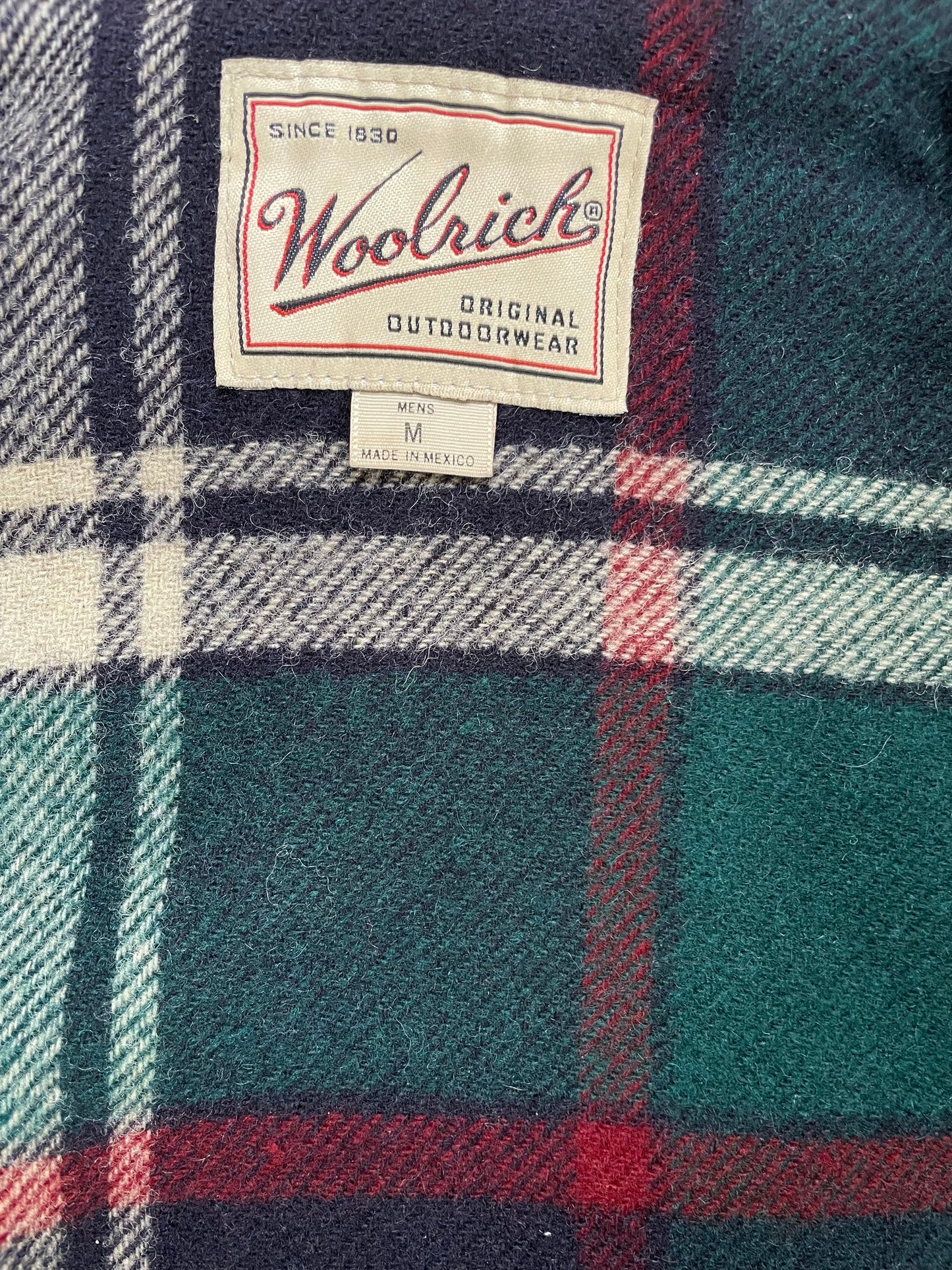Classic Woolrich Wool Plaid-Lined Bomber
