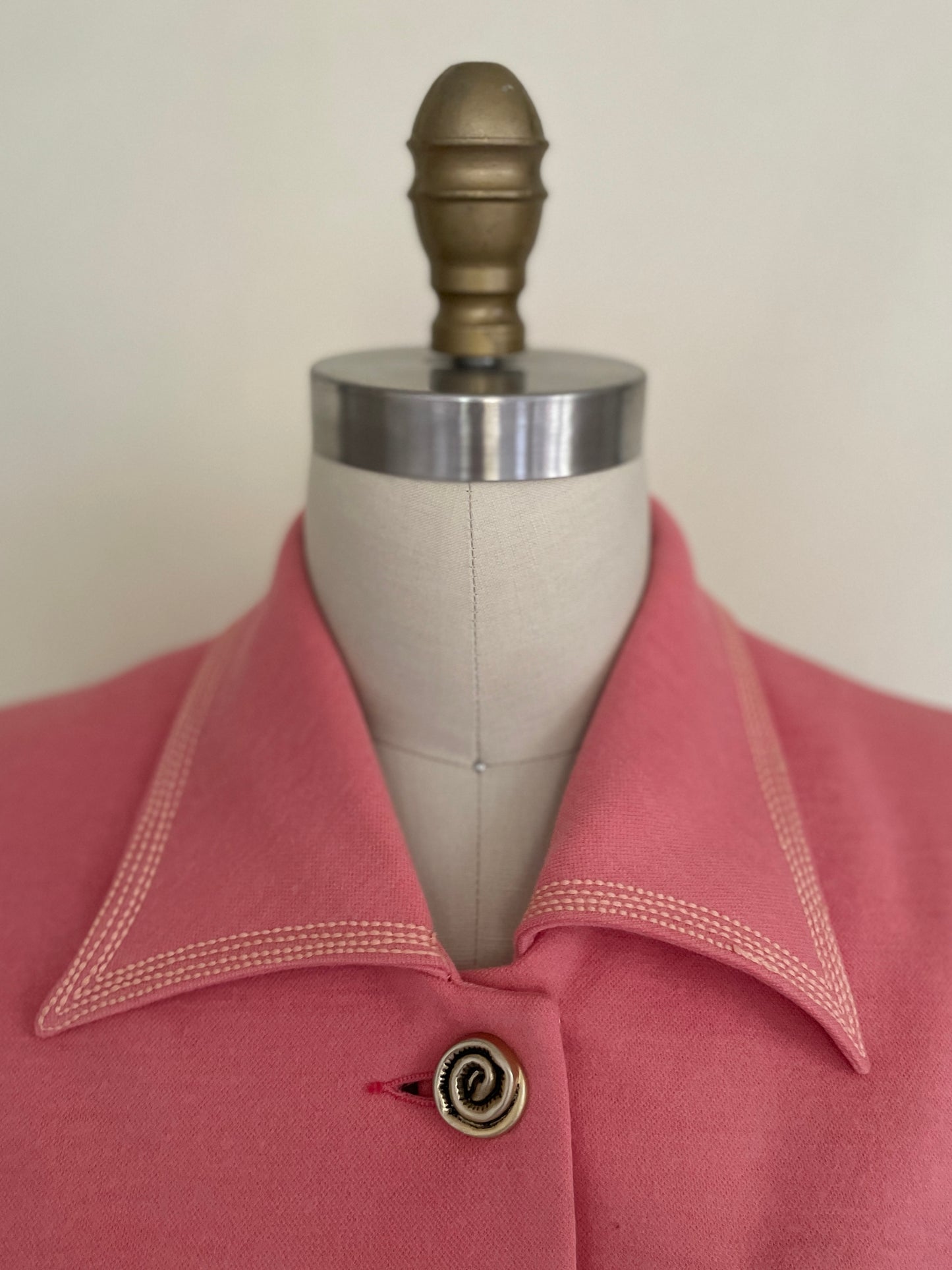 Pink button up blazer