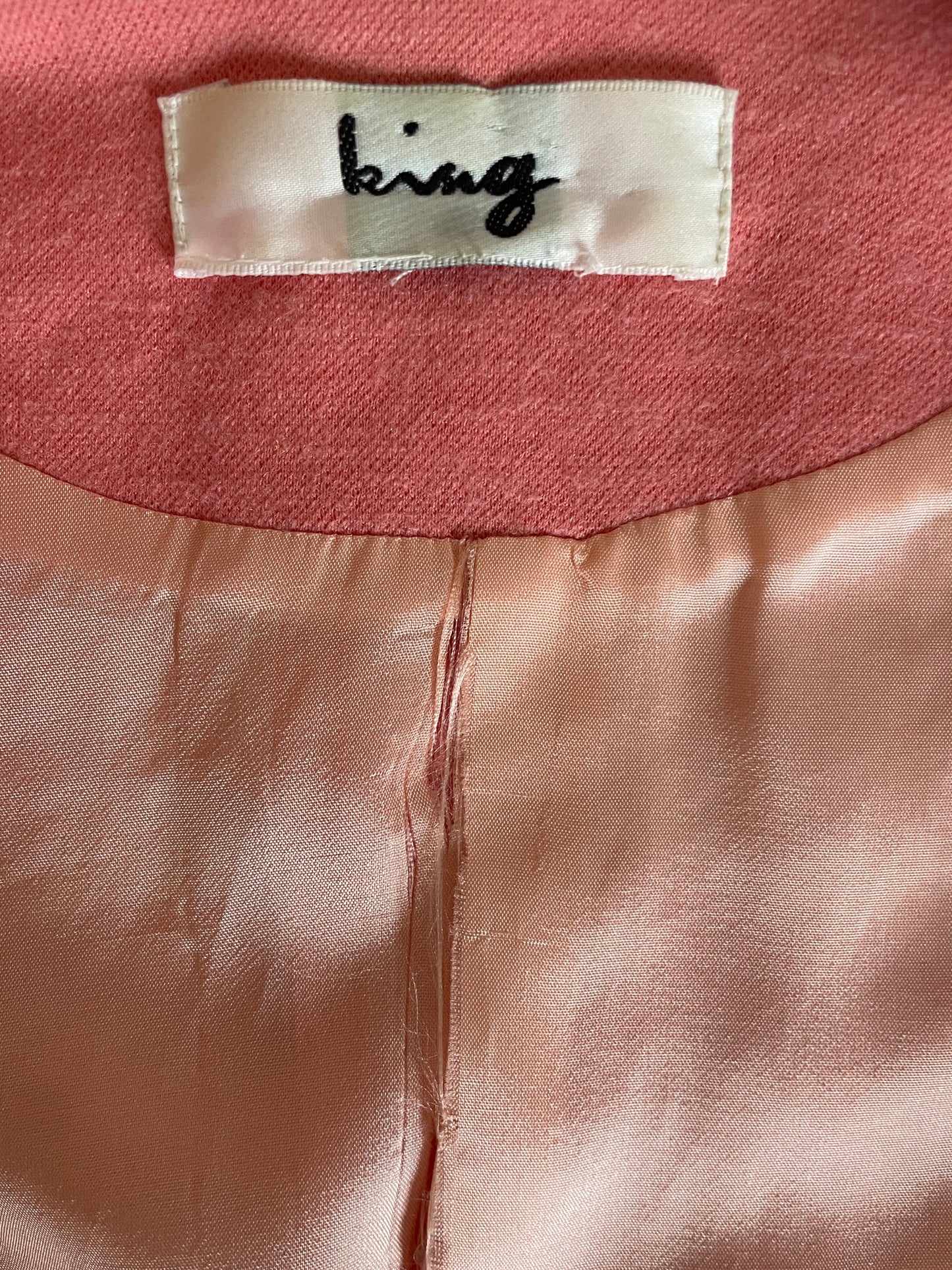 Pink button up blazer