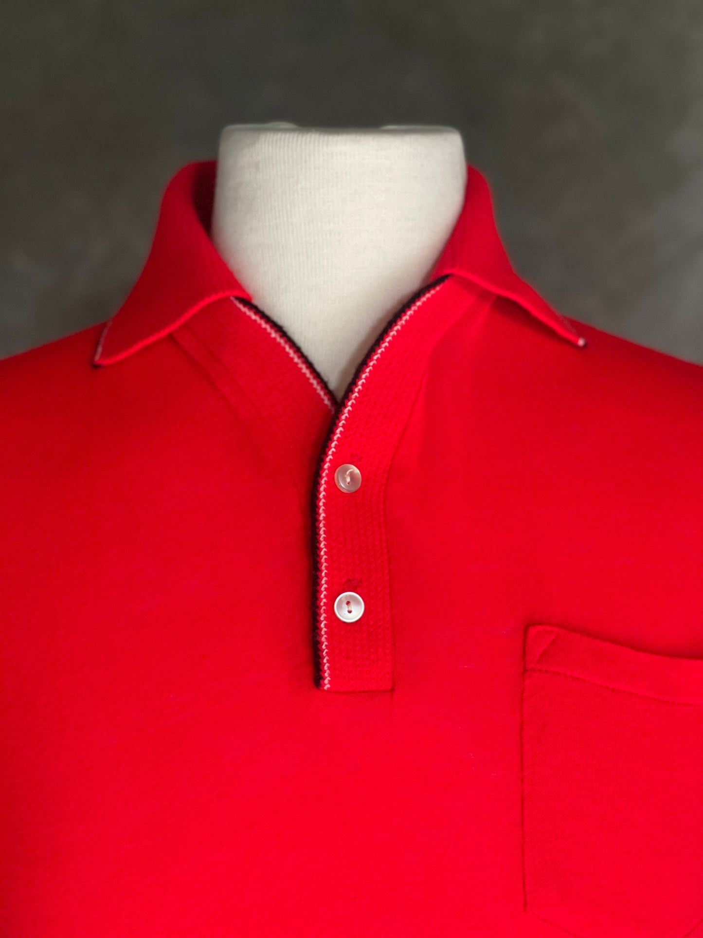 Poppin' Poppy Red Polo Sweater