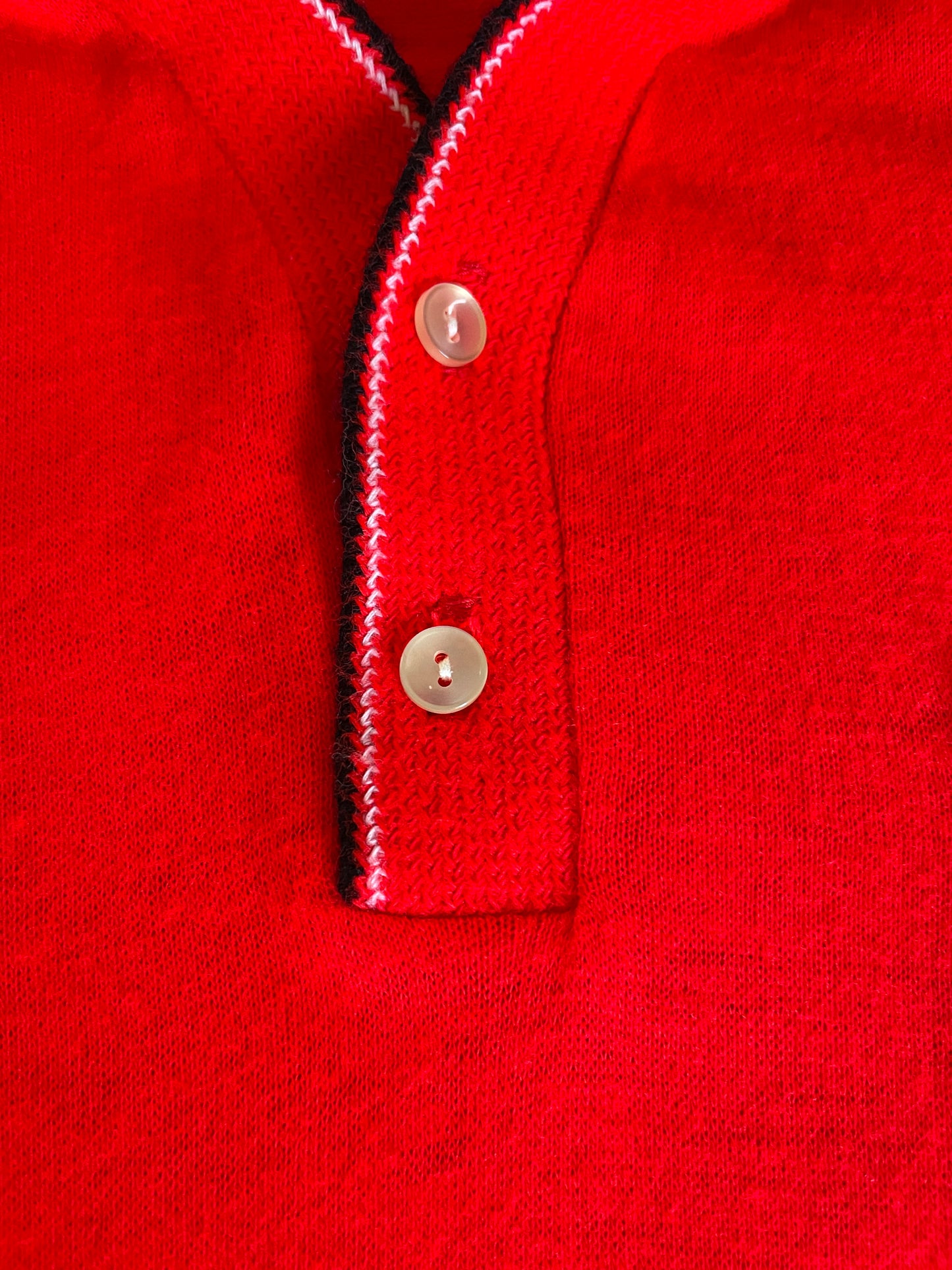 Poppin' Poppy Red Polo Sweater