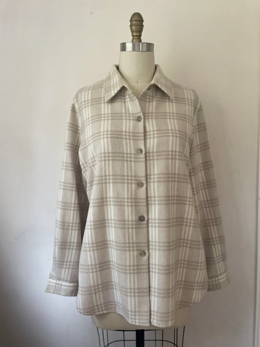 Champagne Blush Wool Shacket