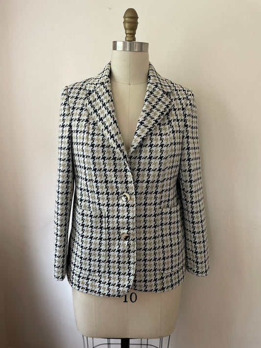 Handmade Houndstooth Blazer