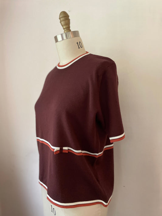 Boxy Sweater with a Bow
