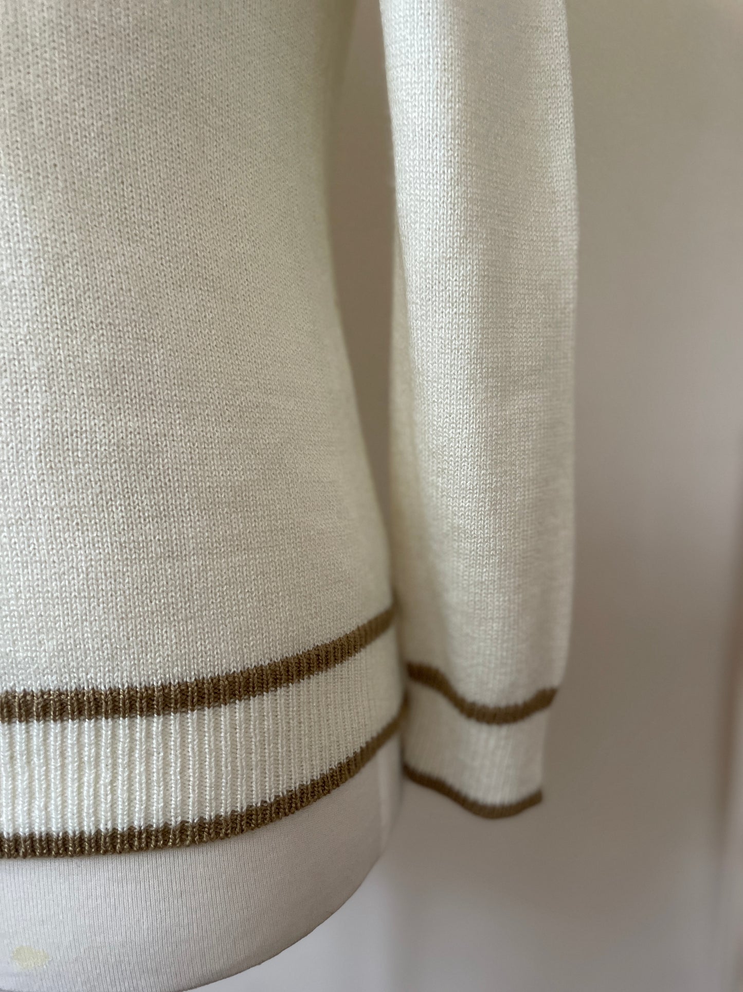 Classic V-Neck Tennis Sweater