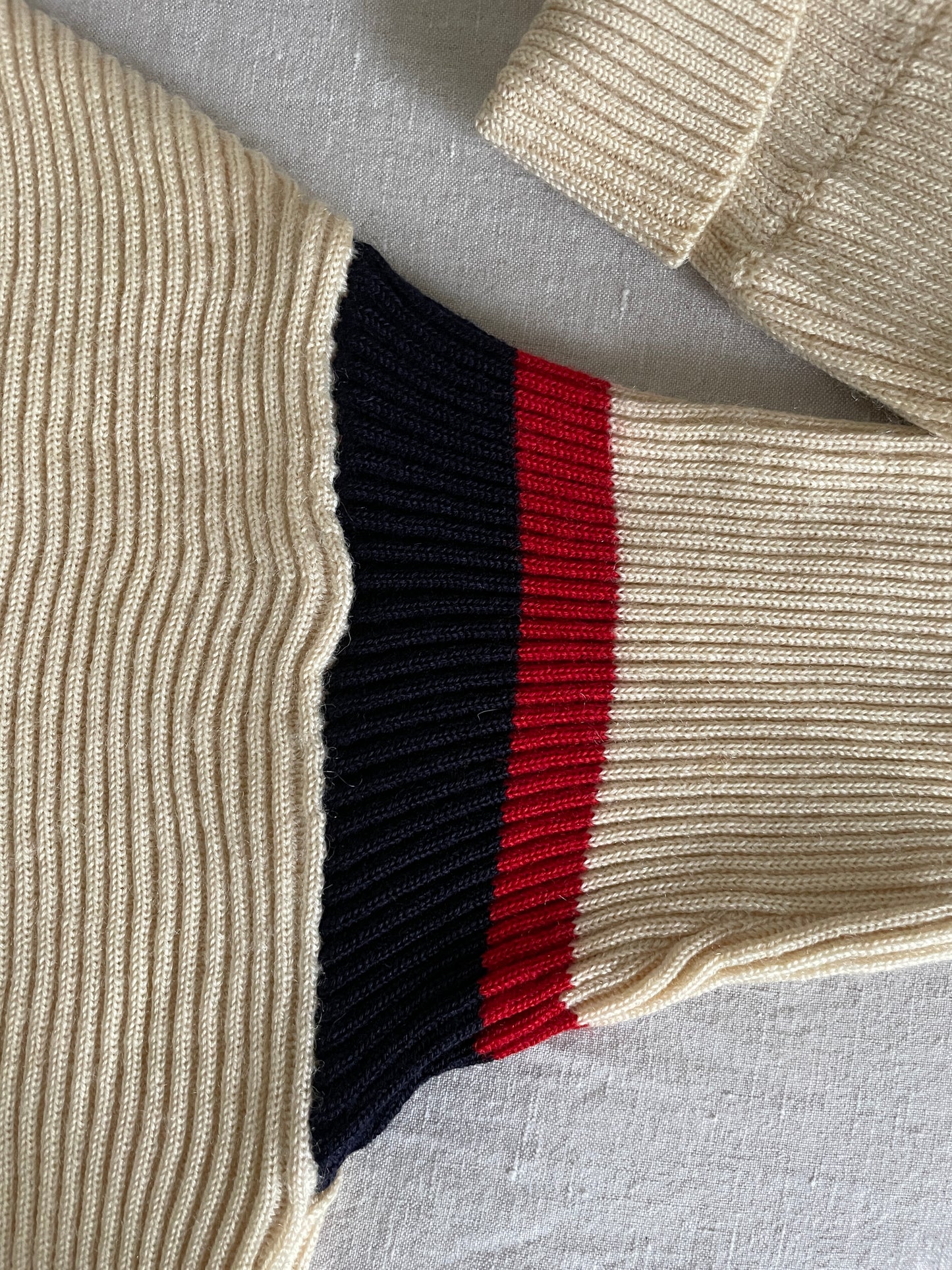 Fila Wool Cream Sport Sweater