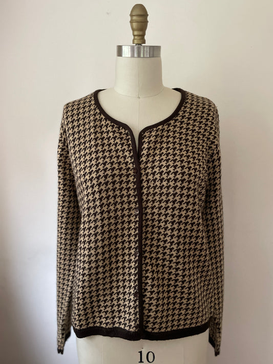 Houndstooth Cardigan
