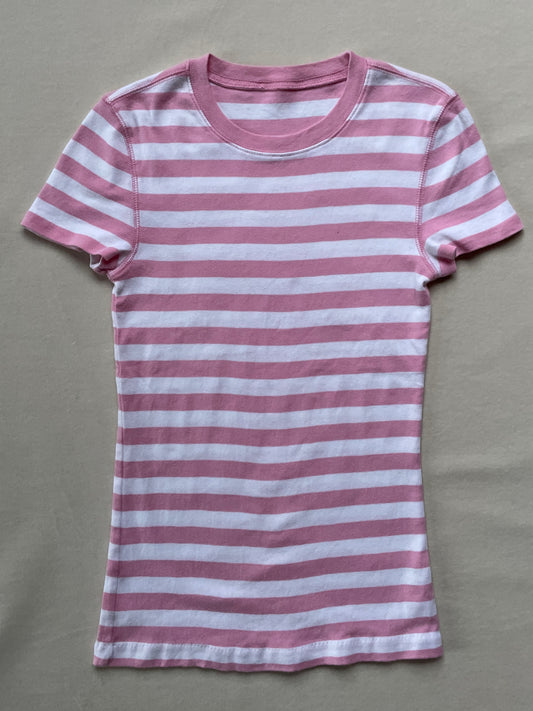 Strawberry Sherbet Striped Tee